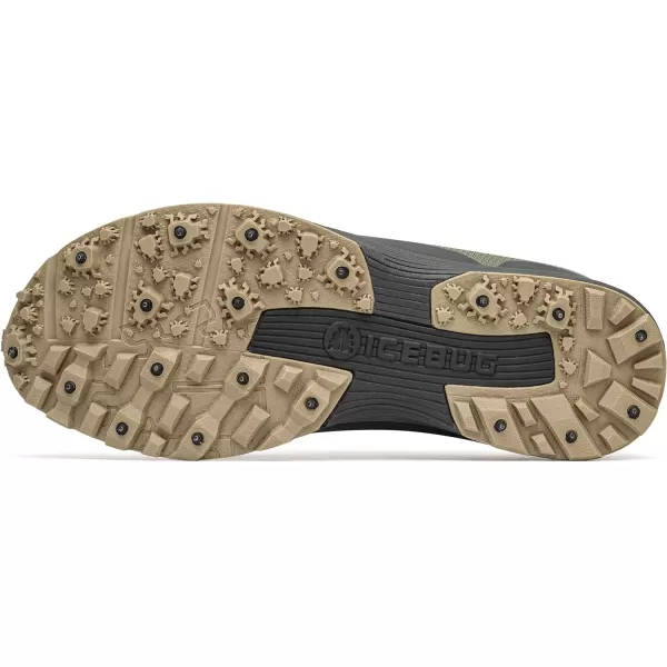 imageIcebug Mens Rover BUGrip GTX Trail Running Shoe with Carbide Studded Traction SoleThymeCharcoal