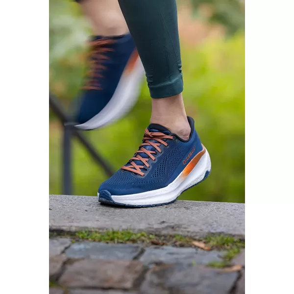 imageIcebug Womens Aura RB9X Road Running Shoe with Traction SoleDeep BlueCopper