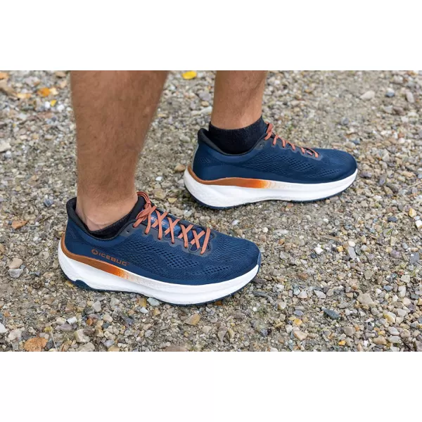 imageIcebug Womens Aura RB9X Road Running Shoe with Traction SoleDeep BlueCopper