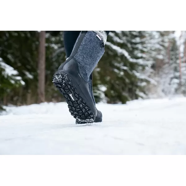 imageIcebug Womens Grove BUGDri Michelin Wic Woolpower Winter Walking Boot with Traction SoleBlackGrey