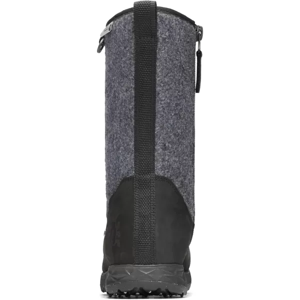 imageIcebug Womens Grove BUGrip BUGDri Woolpower Winter Walking Boot with Carbide Studded Traction SoleBlackGrey