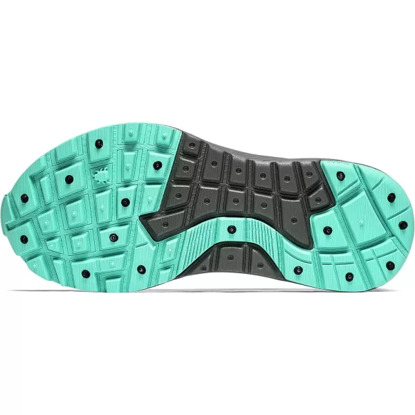 imageIcebug Womens NewRun BUGrip GTX Trail Running Shoe with Carbide Studded Traction SoleBlackJade Mist