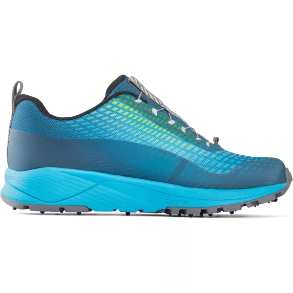 imageIcebug Womens NewRun BUGrip GTX Trail Running Shoe with Carbide Studded Traction SoleMist BlueAqua