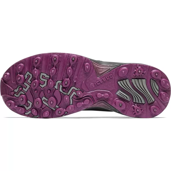 imageIcebug Womens Pace3 BUGrip GTX Hiking Boot with Carbide Studded Traction SoleBlackDark Hibiscus