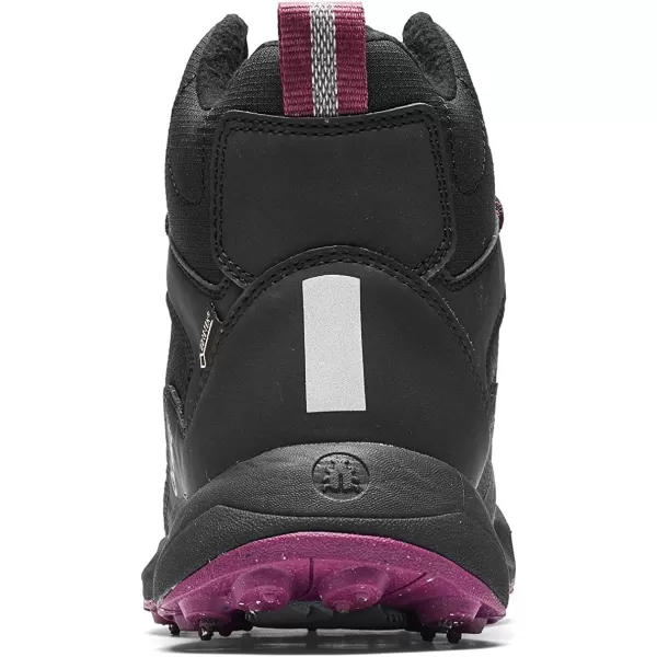 imageIcebug Womens Pace3 BUGrip GTX Hiking Boot with Carbide Studded Traction SoleBlackDark Hibiscus