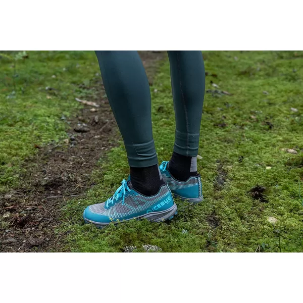 imageIcebug Womens Pytho6 RB9X Trail Running Shoe with Traction SolePetroleumAruba