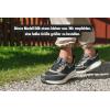 imageIcebug Norna RB9X  Comfortable Leather Sneaker for Women ampamp Men WaterRepellent Nubuck SlipResistant RB9X SoleBlackGrey