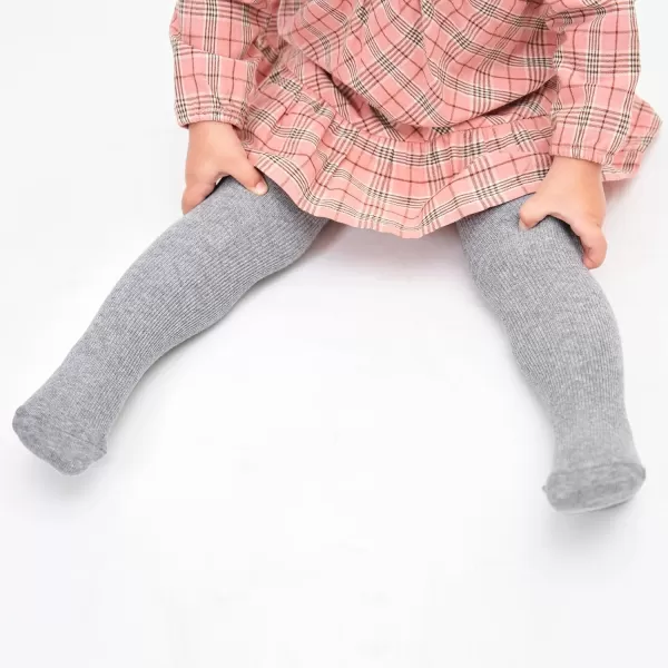 Stelle Baby Tights Girl Tights Seamless Knit Leggings Toddler Cotton Stockings Pantyhose for Infants