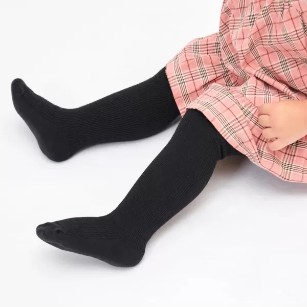 Stelle Baby Tights Girl Tights Seamless Knit Leggings Toddler Cotton Stockings Pantyhose for Infants