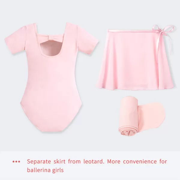Stelle Ballet Leotards for Girls Dance Dress Outfit Combo with Skirt and Tights )