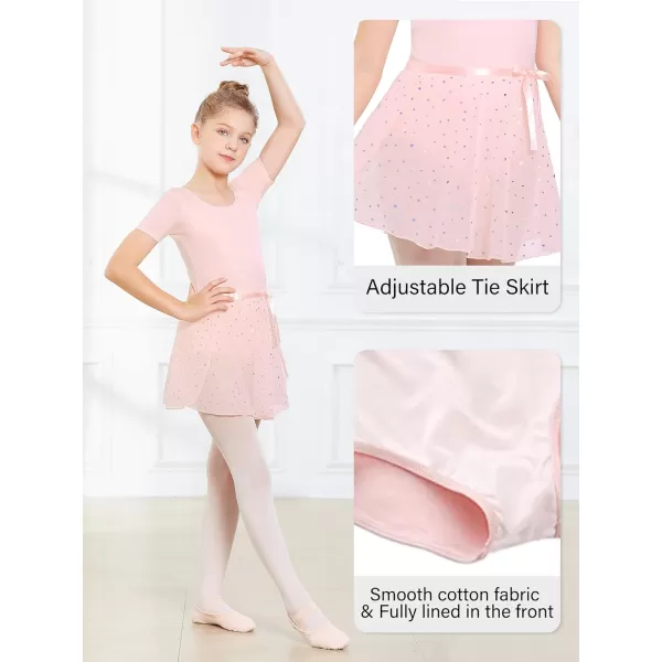 Stelle Ballet Leotards for Girls Dance Dress Outfit Combo with Skirt and Tights )