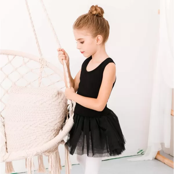 Stelle Ballet Leotards for Girls Toddler Leotard with Tutu Skirt Dance Tutu Dress )