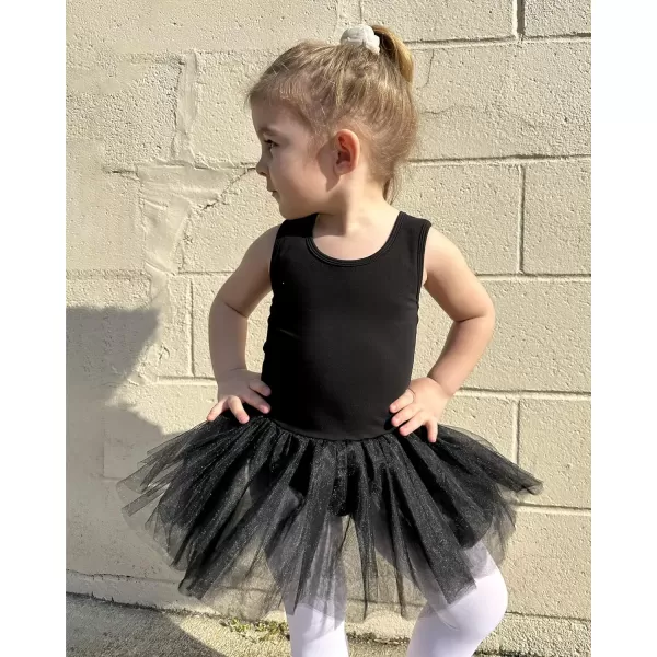 Stelle Ballet Leotards for Girls Toddler Leotard with Tutu Skirt Dance Tutu Dress )
