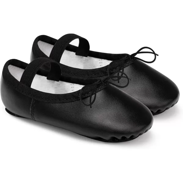 Stelle Ballet Shoes for Girls Toddler Dance Slippers PU Leather Boys Ballerina Shoes for Toddler/Little Kid/Big Kid/Women)