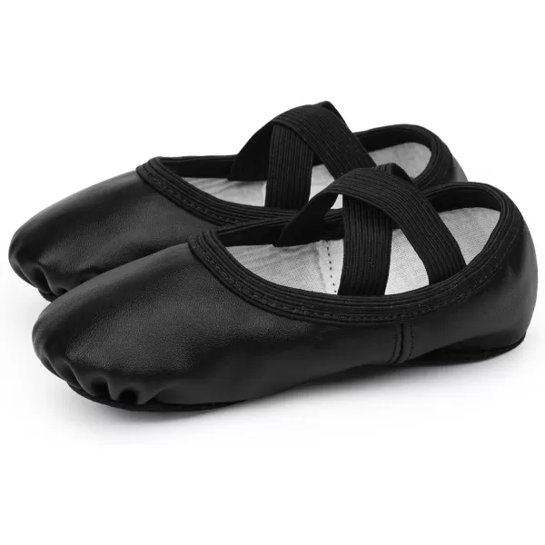 Stelle Ballet Shoes for Girls Toddler Dance Slippers PU Leather Boys Ballerina Shoes for Toddler/Little Kid/Big Kid/Women)