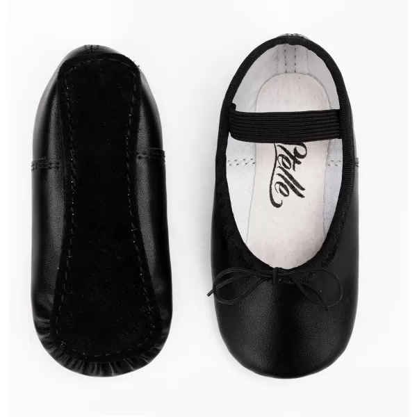 Stelle Ballet Shoes for Girls Toddler Dance Slippers PU Leather Boys Ballerina Shoes for Toddler/Little Kid/Big Kid/Women)