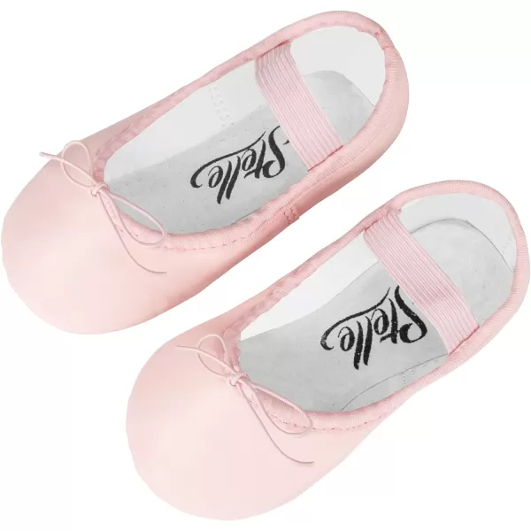 Stelle Ballet Shoes for Girls Toddler Dance Slippers PU Leather Boys Ballerina Shoes for Toddler/Little Kid/Big Kid/Women)