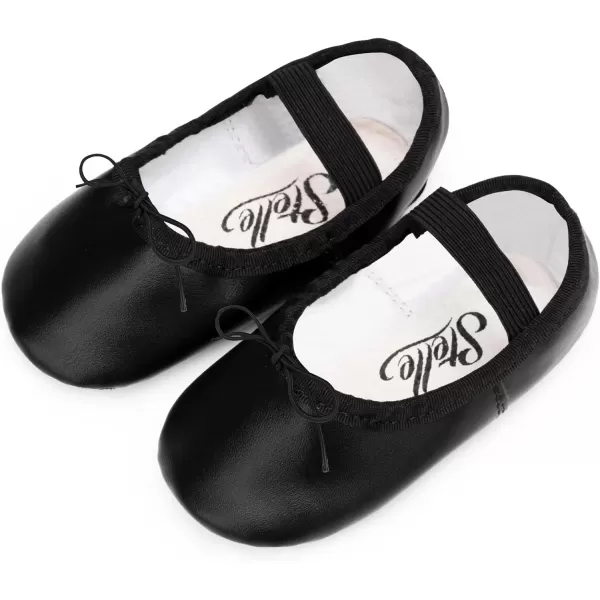 Stelle Ballet Shoes for Girls Toddler Dance Slippers PU Leather Boys Ballerina Shoes for Toddler/Little Kid/Big Kid/Women)