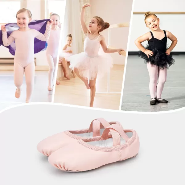 Stelle Ballet Shoes for Girls Toddler Dance Slippers PU Leather Boys Ballerina Shoes for Toddler/Little Kid/Big Kid/Women)