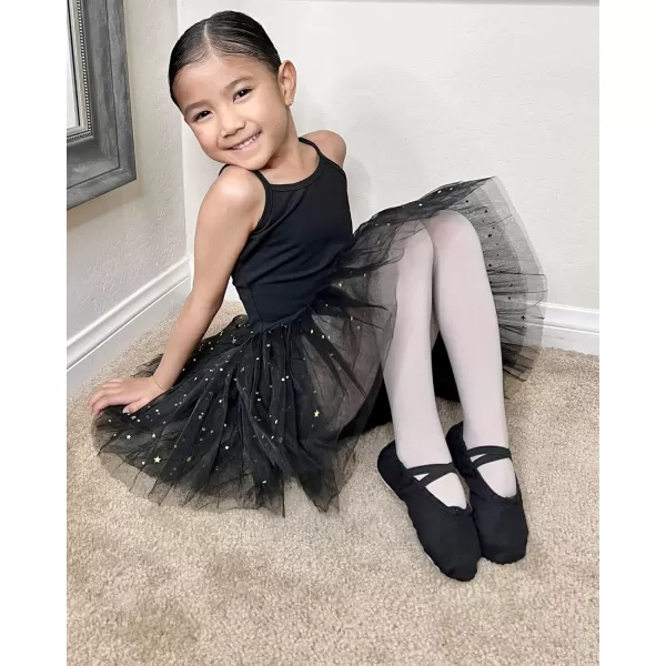 Stelle Ballet Shoes for Girls Women Canvas Ballet Slippers Dance Ballerina Shoes for Toddler/Little Kid/Big Kid/Women