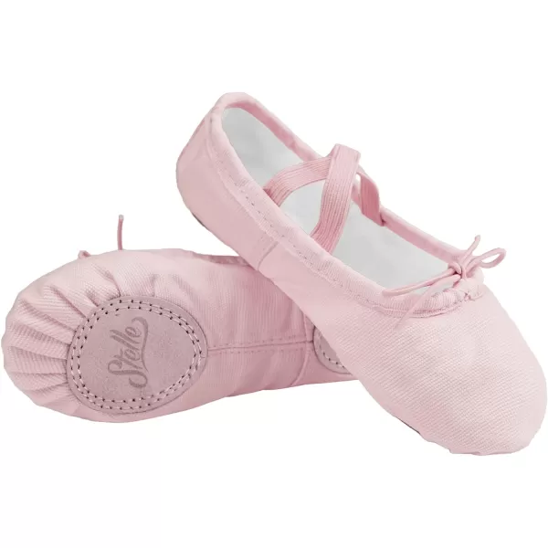 Stelle Ballet Shoes for Girls Women Canvas Ballet Slippers Dance Ballerina Shoes for Toddler/Little Kid/Big Kid/Women