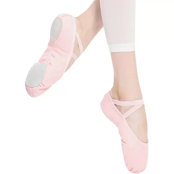 Stelle Ballet Shoes for Girls Women Canvas Ballet Slippers Dance Ballerina Shoes for Toddler/Little Kid/Big Kid/Women