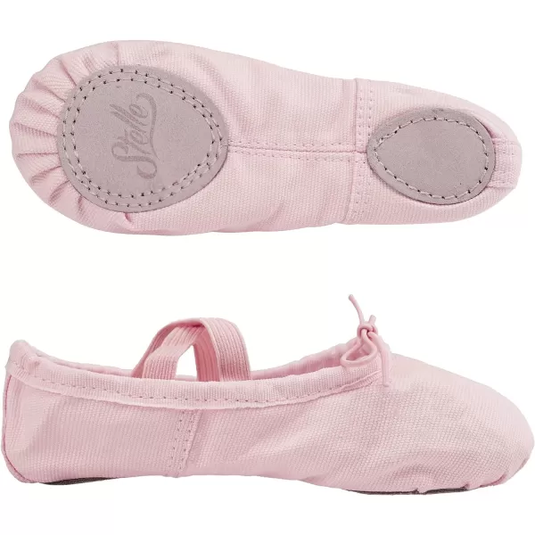 Stelle Ballet Shoes for Girls Women Canvas Ballet Slippers Dance Ballerina Shoes for Toddler/Little Kid/Big Kid/Women