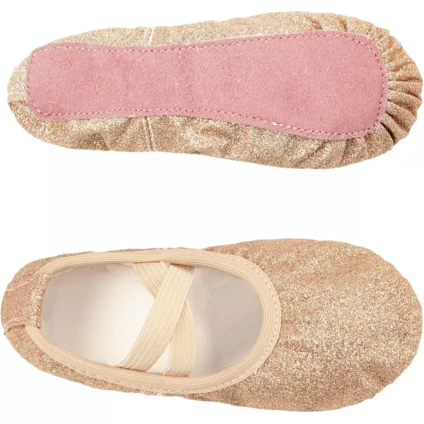 Stelle Ballet Shoes for Toddler Girls Satin/Glitter Ballet Slippers Dance Shoes