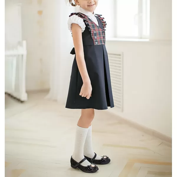 Stelle Girls Dress Shoes Toddler Princess Shoes Glitter Flower Little Girl Flats Mary Jane Low Heels for Party Wedding