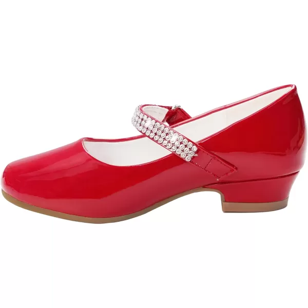 Stelle Girls Dress Shoes Toddler White Communion Easter Low Heels Flower Girl Mary Jane Flats for School Uniform Wedding