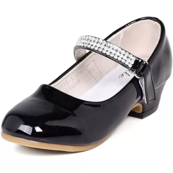 Stelle Girls Dress Shoes Toddler White Communion Easter Low Heels Flower Girl Mary Jane Flats for School Uniform Wedding