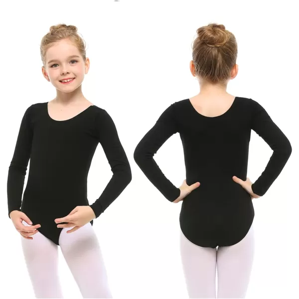 Stelle Girls Long Sleeve Team Basic Leotard Ballet Dance Gymnastics 