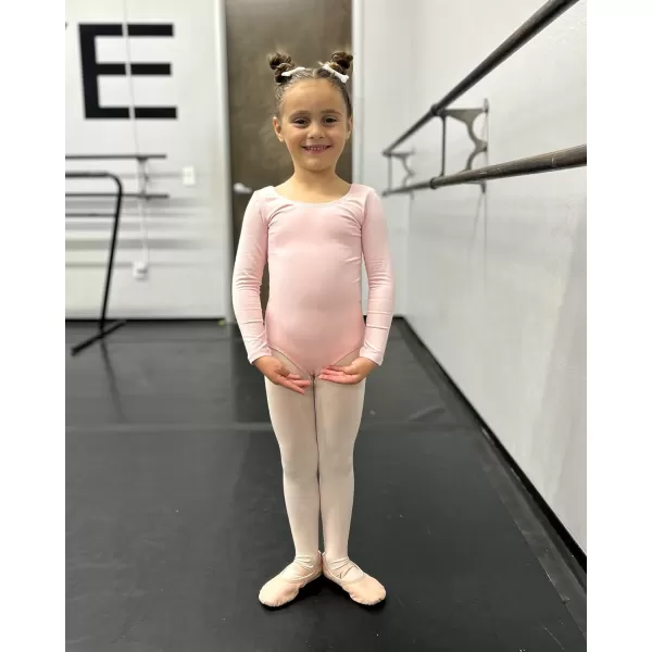 Stelle Girls Long Sleeve Team Basic Leotard Ballet Dance Gymnastics 