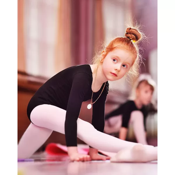 Stelle Girls Long Sleeve Team Basic Leotard Ballet Dance Gymnastics 