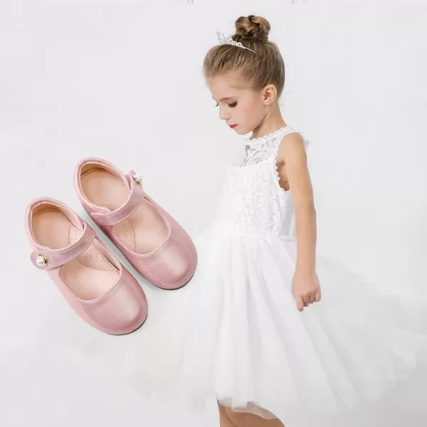 Stelle Girls Mary Jane Flats Slip-on Party Dress Shoes for Kids