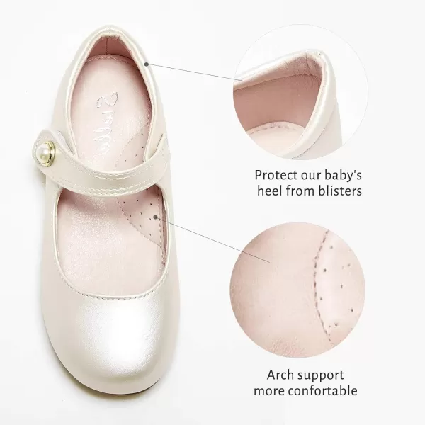 Stelle Girls Mary Jane Flats Slip-on Party Dress Shoes for Kids