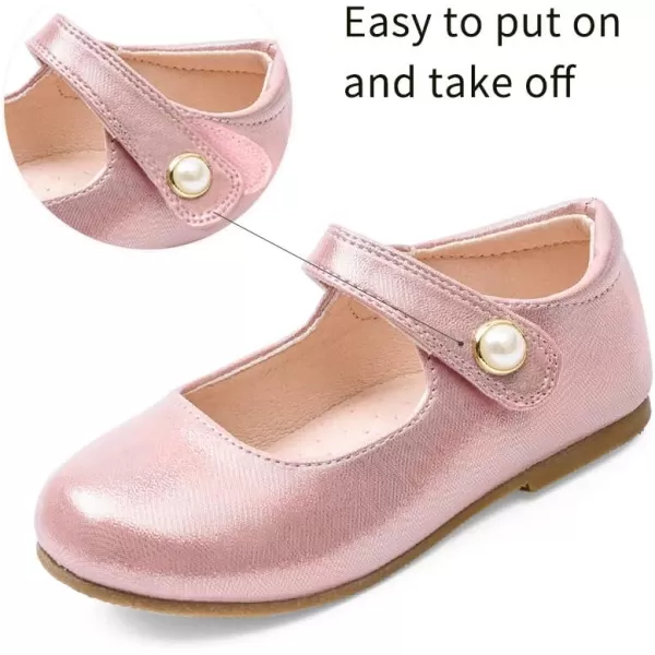 Stelle Girls Mary Jane Flats Slip-on Party Dress Shoes for Kids