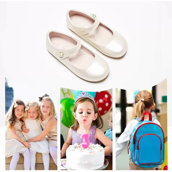 Stelle Girls Mary Jane Flats Slip-on Party Dress Shoes for Kids