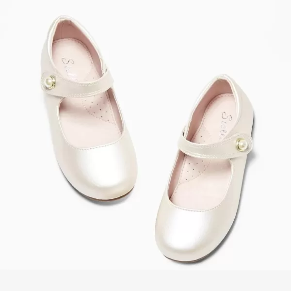 Stelle Girls Mary Jane Flats Slip-on Party Dress Shoes for Kids