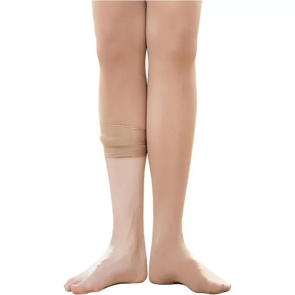 Stelle Girls Tights Ballet Dance Tights Women Ultra Soft Pro Convertible Transition Tights 