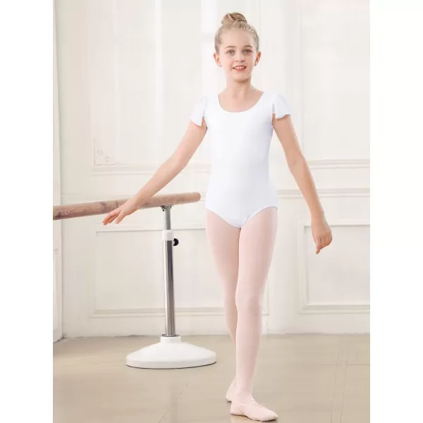 Stelle Girls Toddler Leotard for Ballet Dance Leotards Gymnastics Ruffle Short Sleeve Outfits