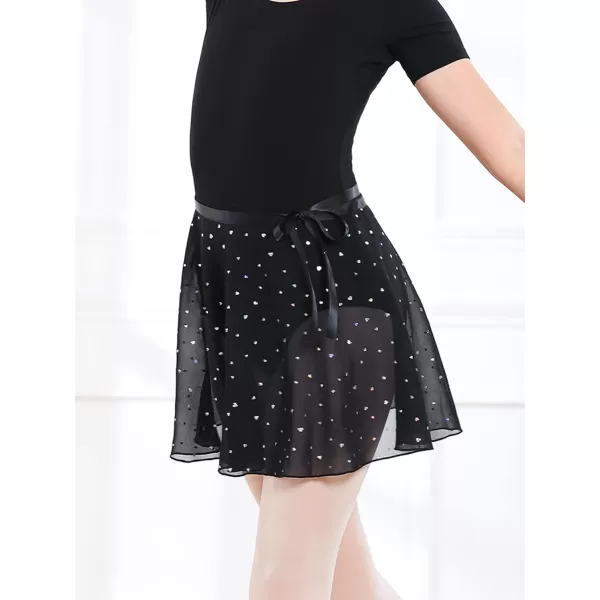 Stelle Girls Women Ballet Skirt Dance Wrap Skirt Chiffon Toddler Ballet Skirts)