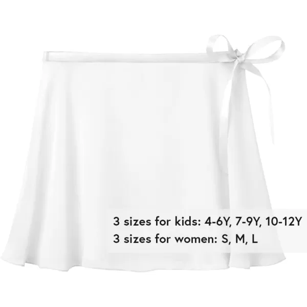 Stelle Girls Women Ballet Skirt Dance Wrap Skirt Chiffon Toddler Ballet Skirts)