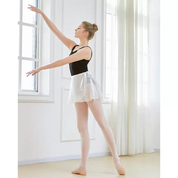Stelle Girls Women Ballet Skirt Dance Wrap Skirt Chiffon Toddler Ballet Skirts)