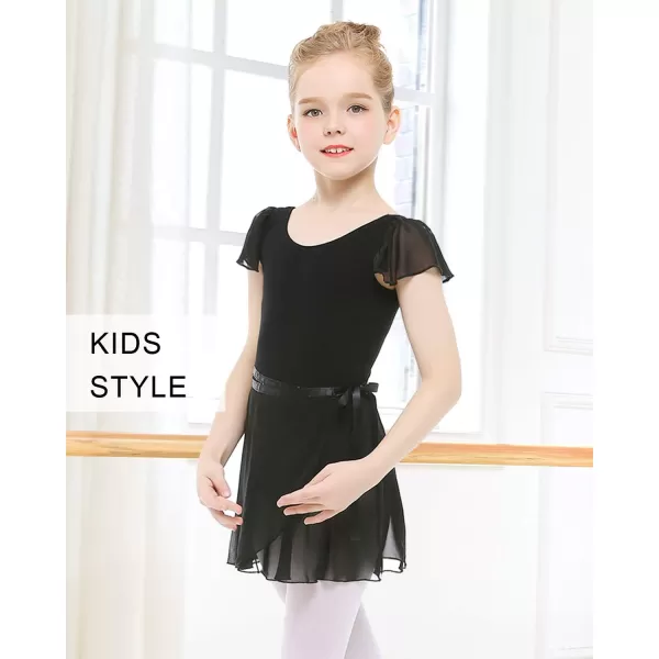 Stelle Girls Women Ballet Skirt Dance Wrap Skirt Chiffon Toddler Ballet Skirts)