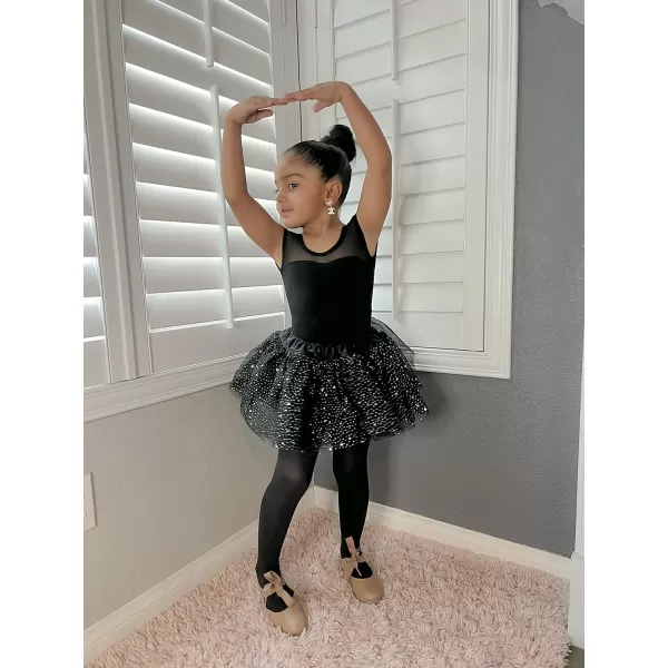 Stelle Leotard for Girls Toddler Ballet Leotards Dance Gymnastics Outfits with Bow Back)