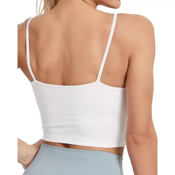 Stelle Longline Sports Bra for Women Wirefree Padded Yoga Bras Tank Tops Fitness Workout Running Top