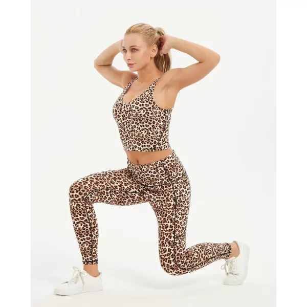 Stelle Longline Sports Bra for Women Wirefree Padded Yoga Bras Tank Tops Fitness Workout Running Top