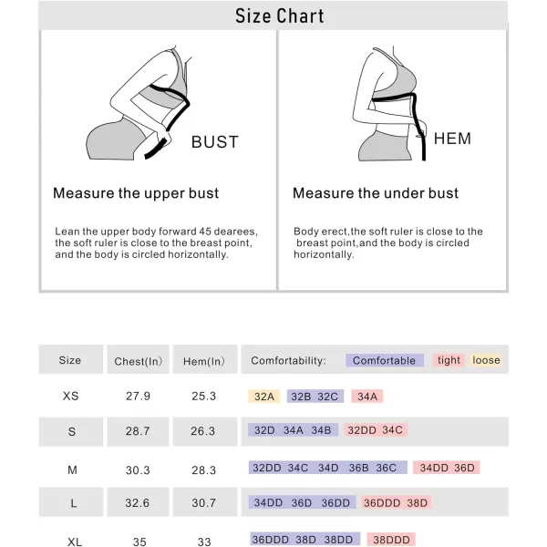 Stelle Longline Sports Bra for Women Wirefree Padded Yoga Bras Tank Tops Fitness Workout Running Top