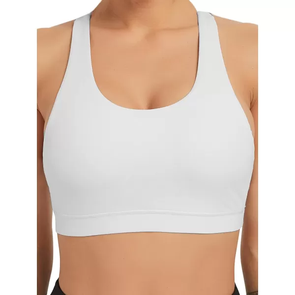 Stelle Longline Sports Bra for Women Wirefree Padded Yoga Bras Tank Tops Fitness Workout Running Top
